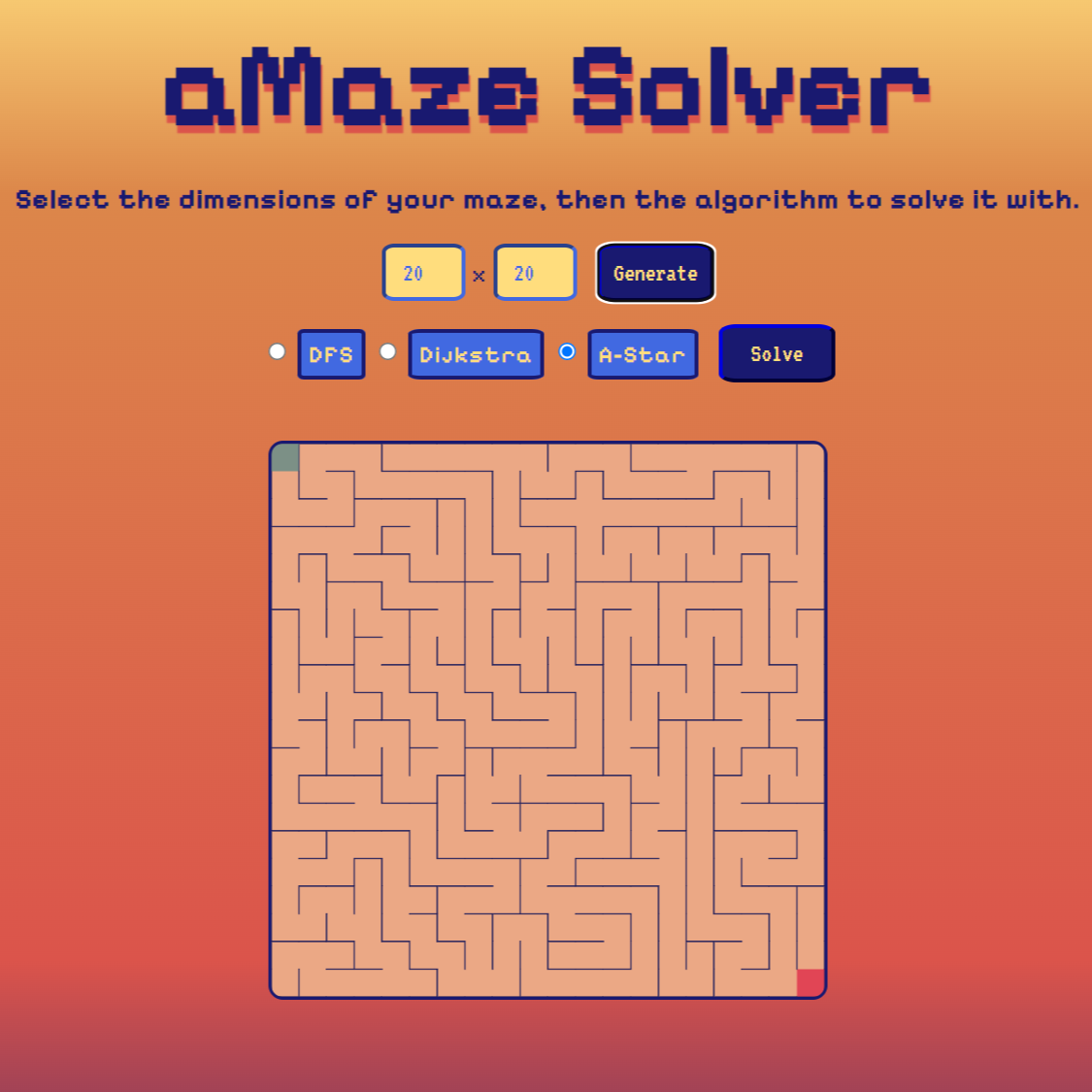 amaze solver